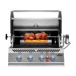 Встраиваемый газовый гриль Napoleon BIG-32 (с вертелом) (вид c)