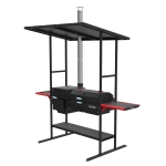 Комплект печь-мангал Grillver Искандер-360 Инклайн Эйр с решеткой из нержавеющей стали (вид b)