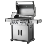 Газовый гриль Napoleon Rogue 525 SE (стальной, с ИК горелкой 3/3) (вид c)