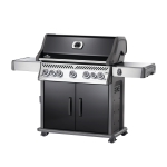 Газовый гриль Napoleon Rogue 625 SE (черный, с ИК горелкой 3/3) (вид c)